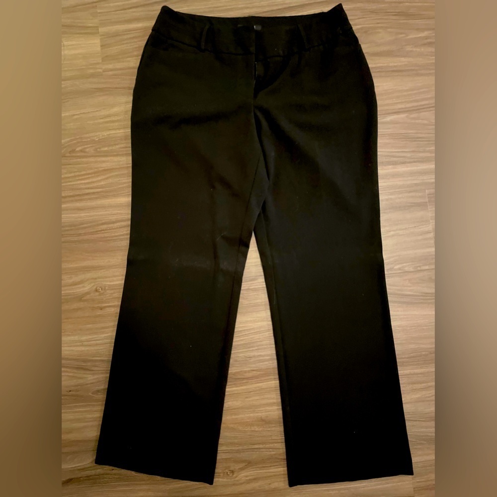 Apt. 9 Black Pantsuit straight leg size 14